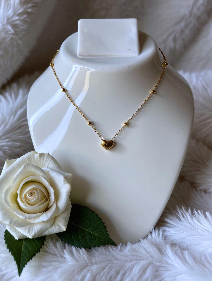 Minimalist Heart theamed Necklace