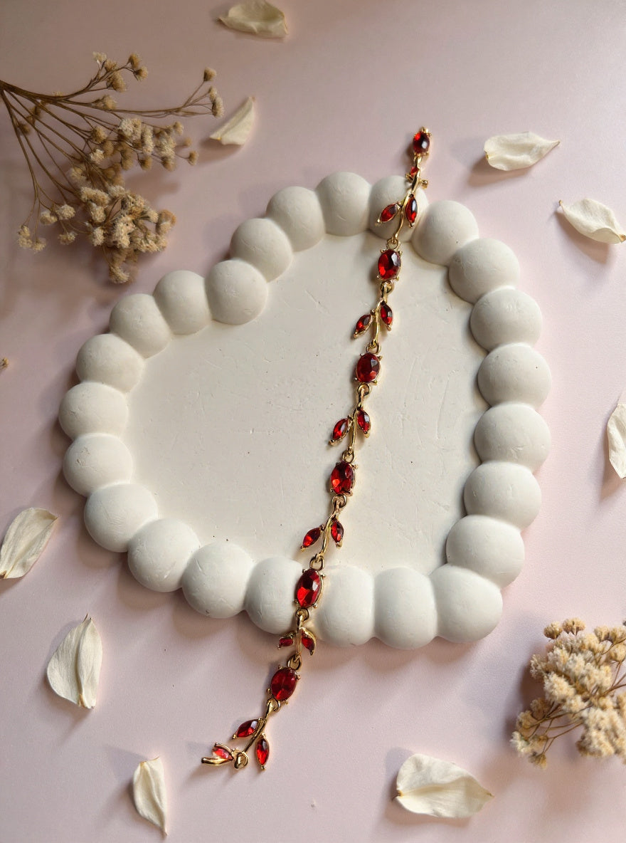 Ruby Ripple Bracelet Hj-1080