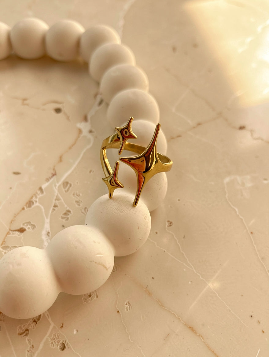 Starburst Adjustable Ring