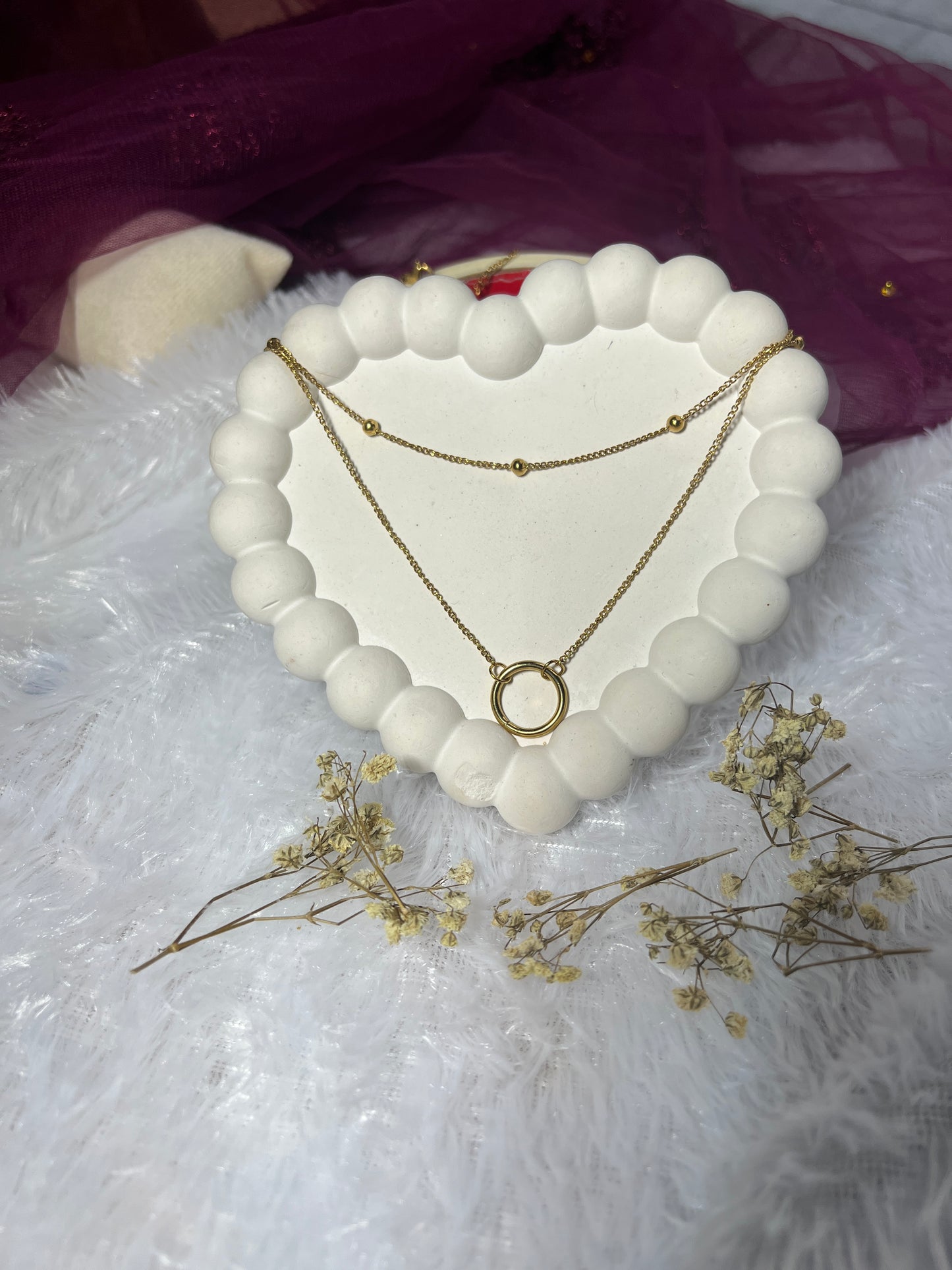 Contemporary double layered chain