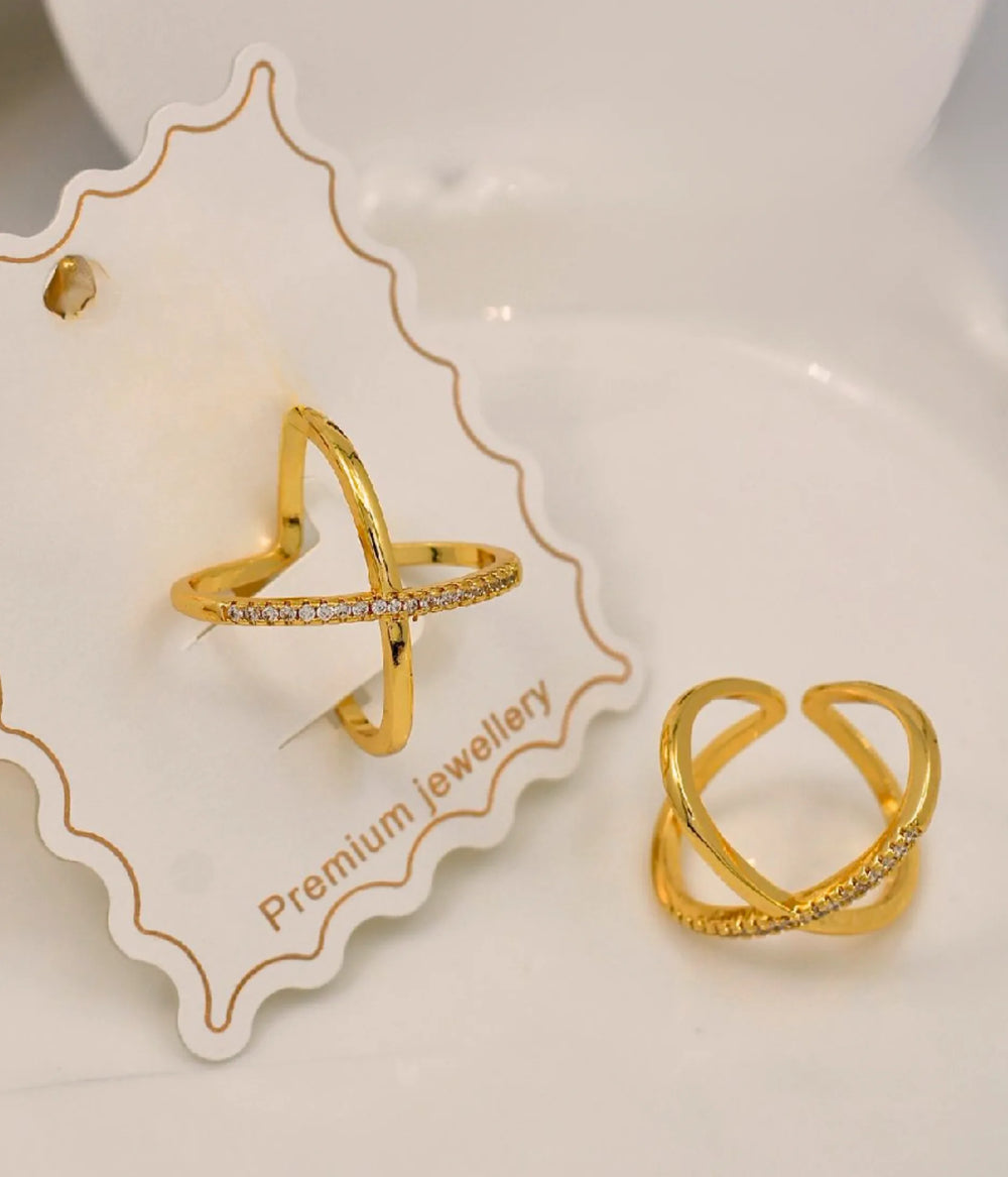 Cross shape Ring