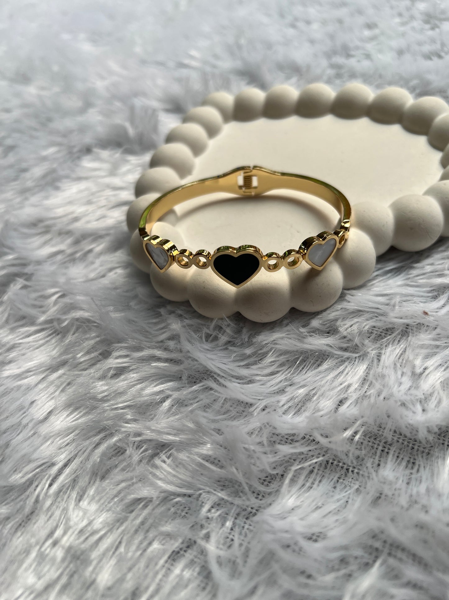 Twin Heart Bangle