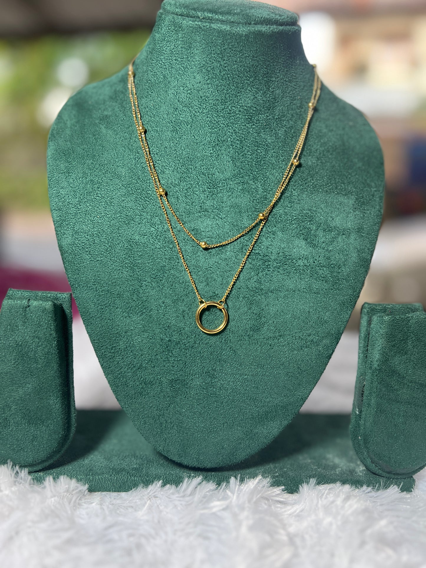 Contemporary double layered chain
