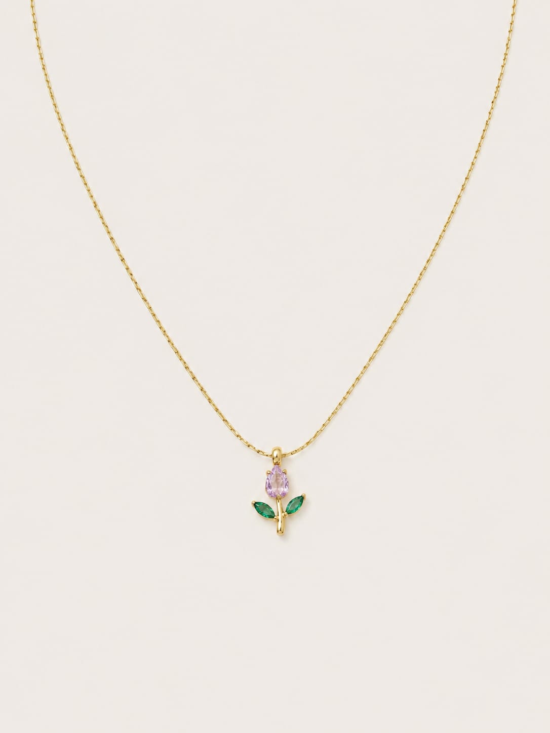 Minimal tulip pendent(pink)
