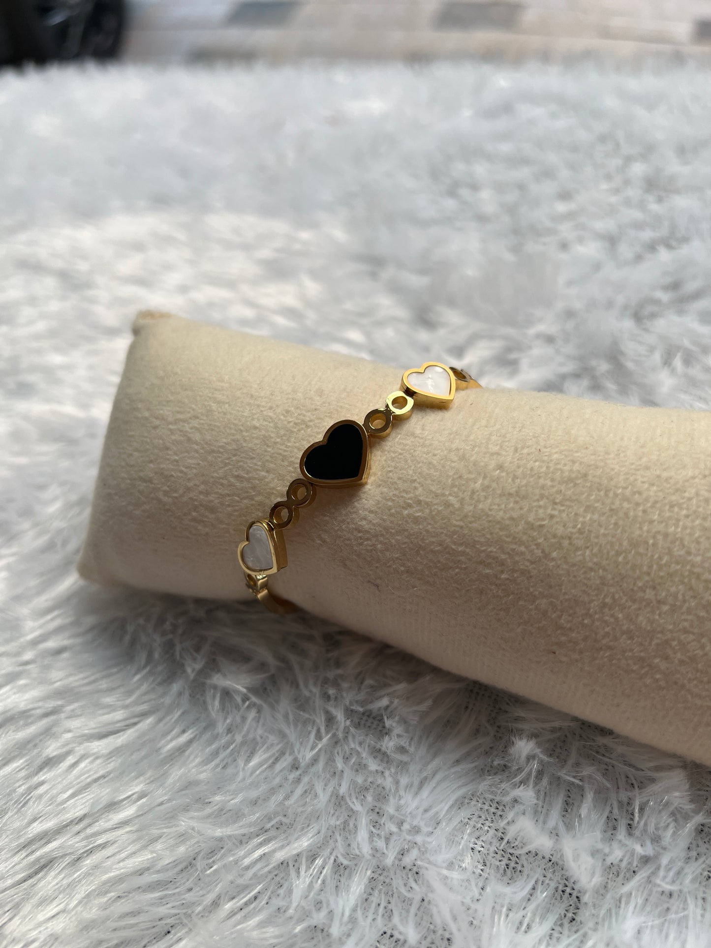 Twin Heart Bangle