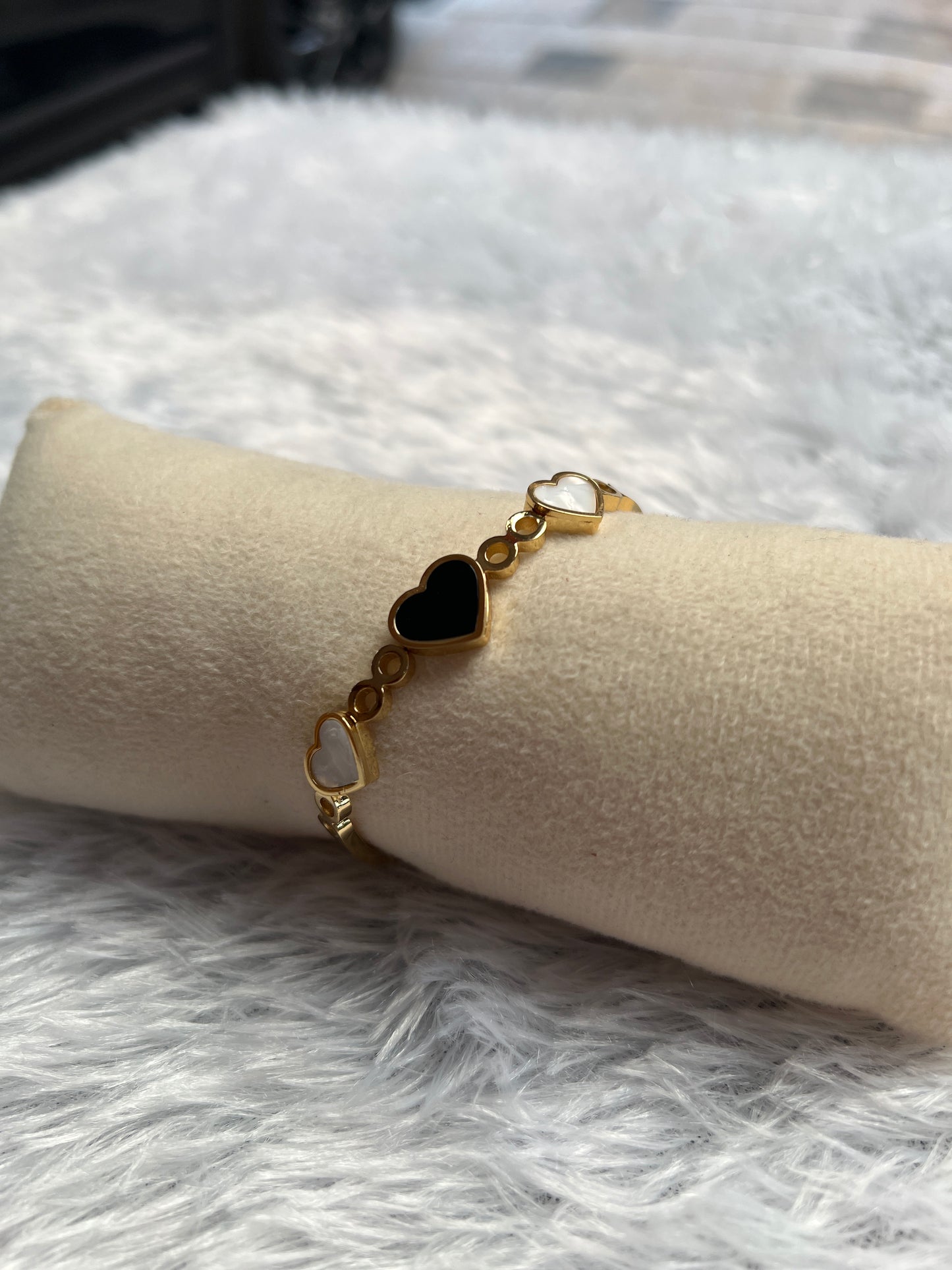Twin Heart Bangle