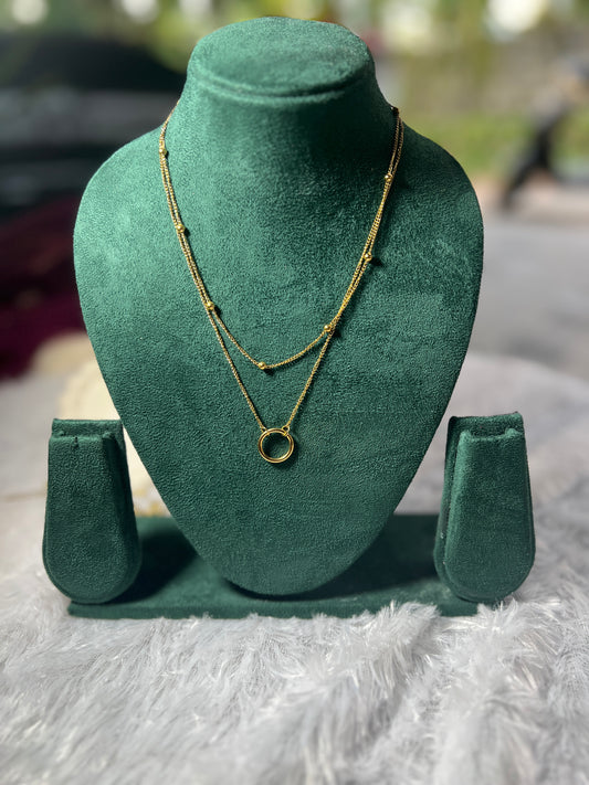 Contemporary double layered chain