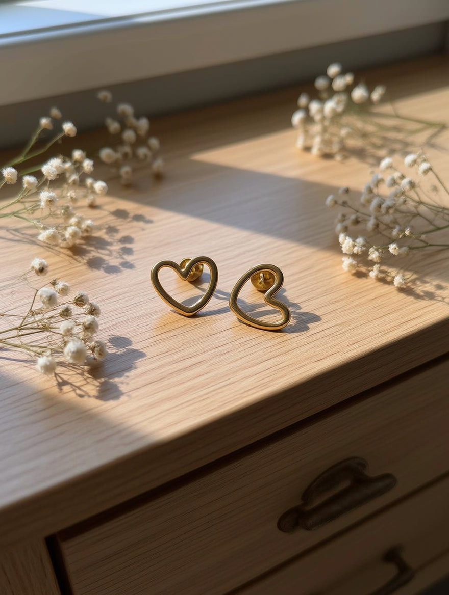 Heart Whisper Studs