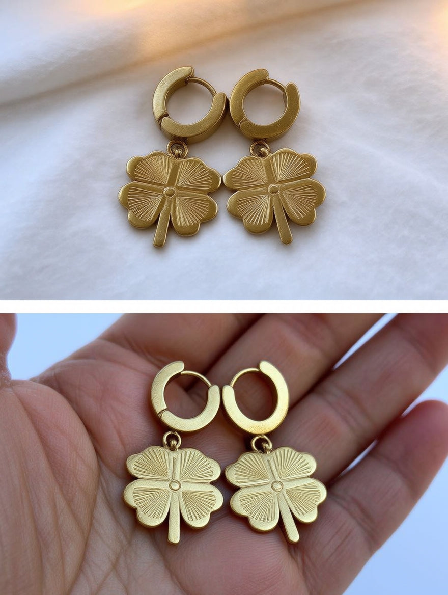 Clover theamed earrings