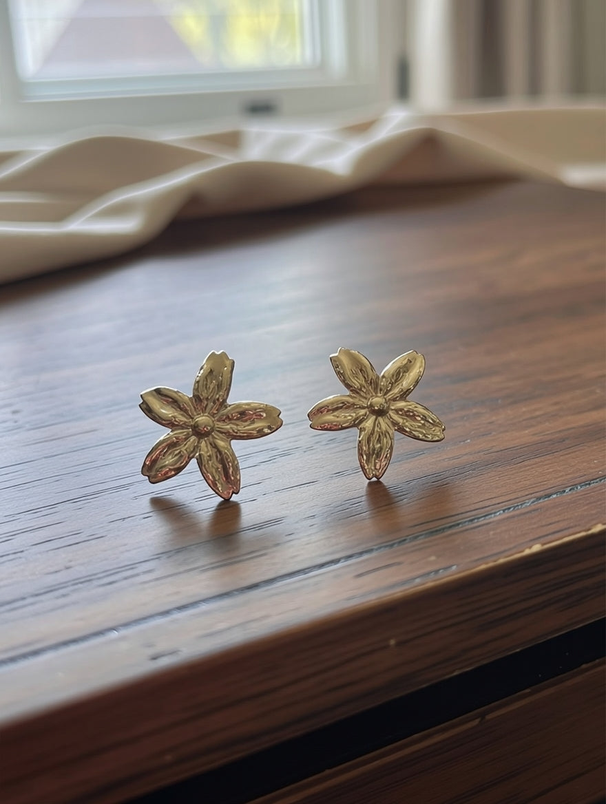 flower theamed earrings