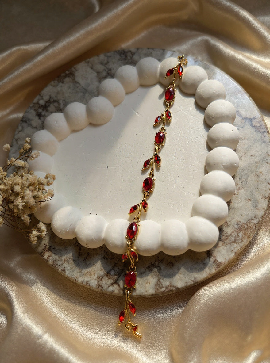 Ruby Ripple Bracelet  Hj-1080
