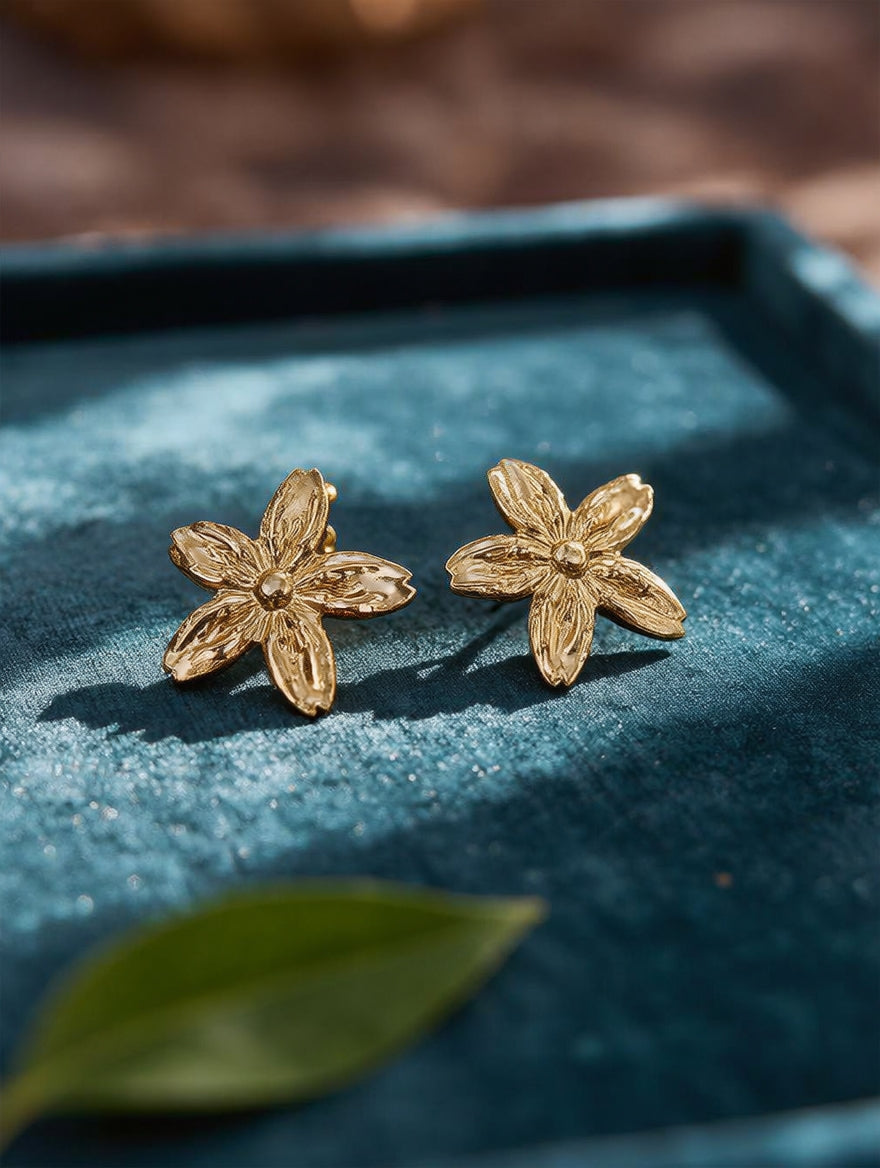 flower theamed earrings
