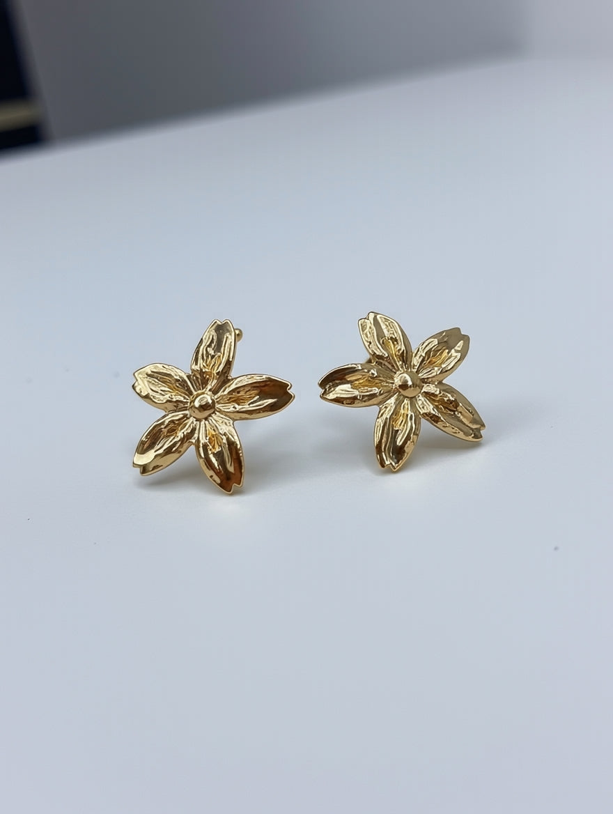 flower theamed earrings