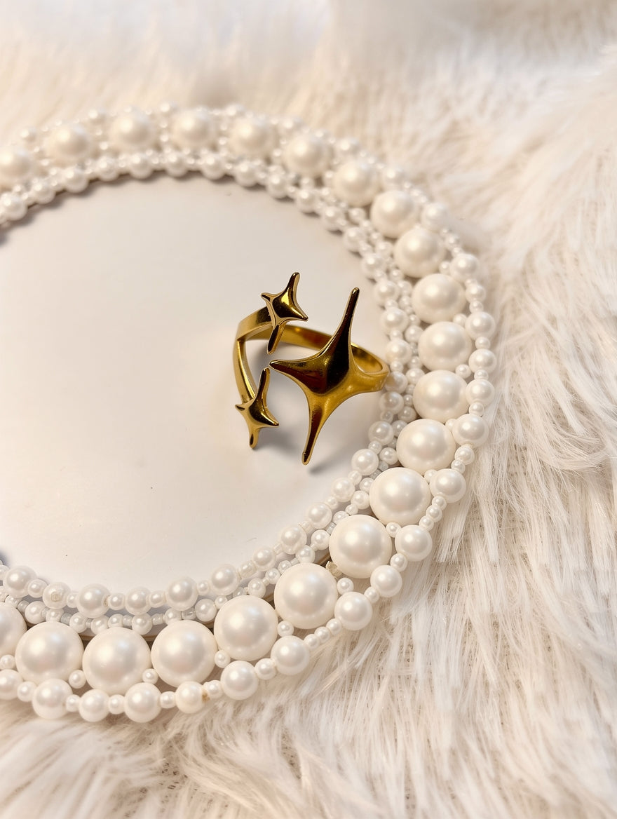 Starburst Adjustable Ring
