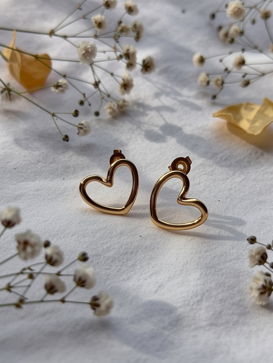 Heart Whisper Studs