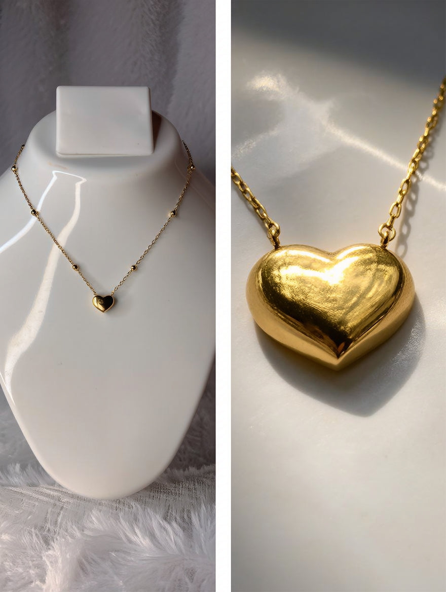 Minimalist Heart  theamed  Necklace