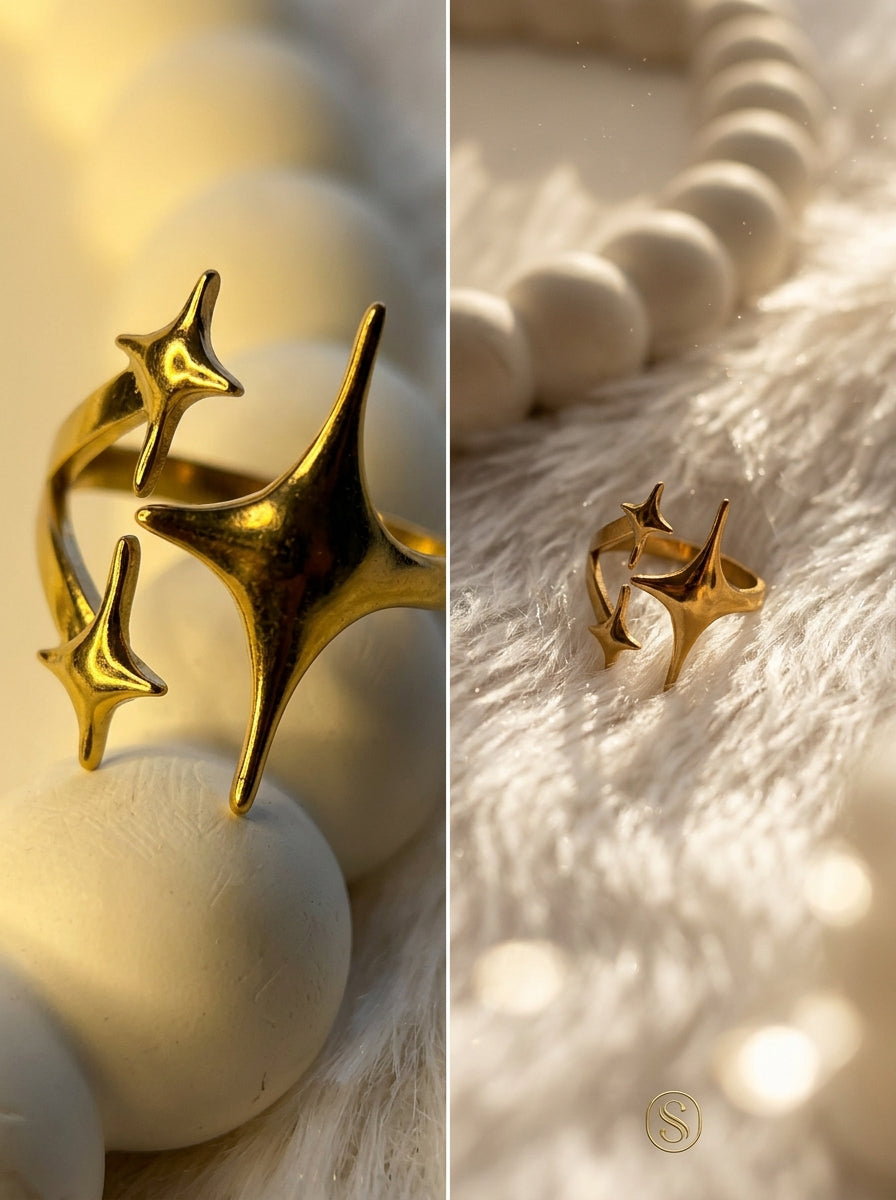 Starburst Adjustable Ring