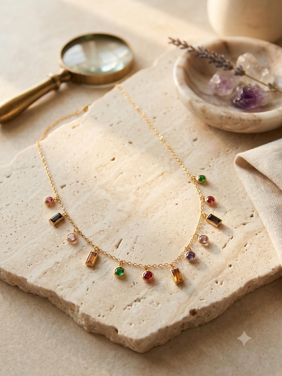 Multicolored charm Nechchain