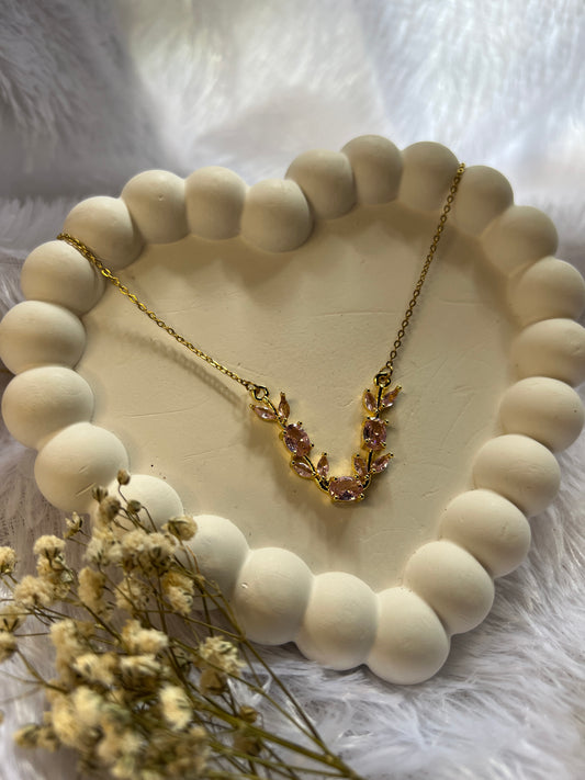 Pink tulip chain 