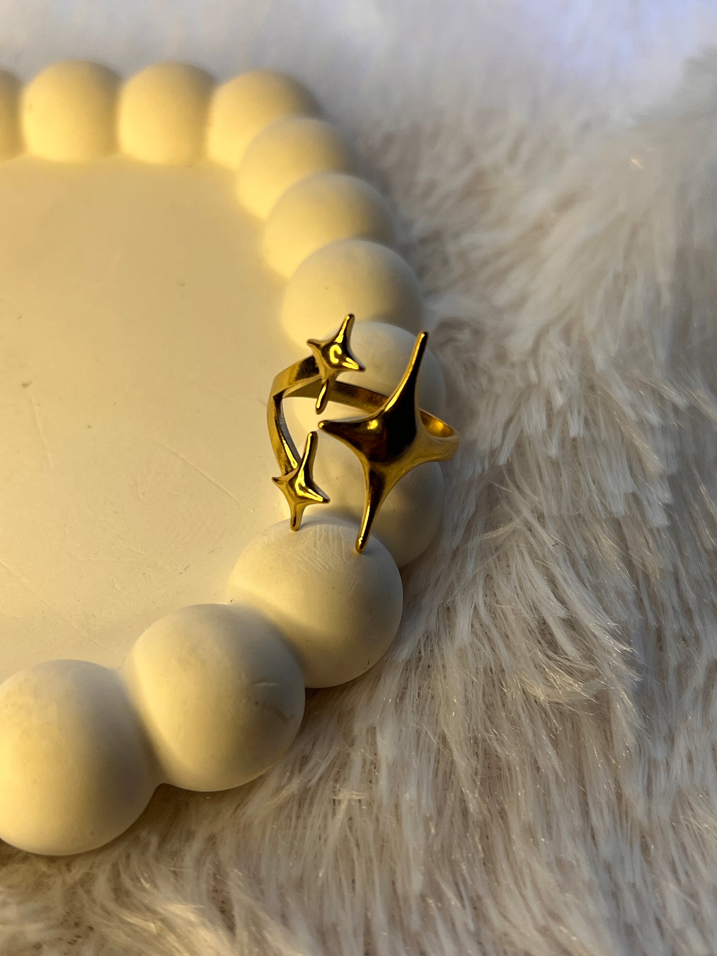 Starburst Adjustable Ring