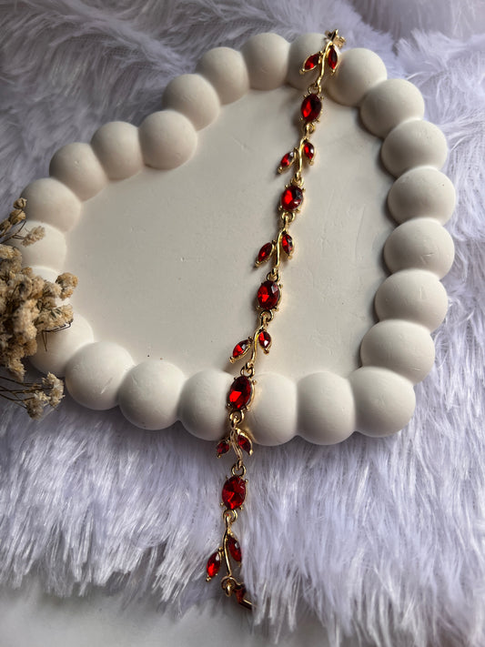 Ruby Ripple Bracelet  Hj-1080