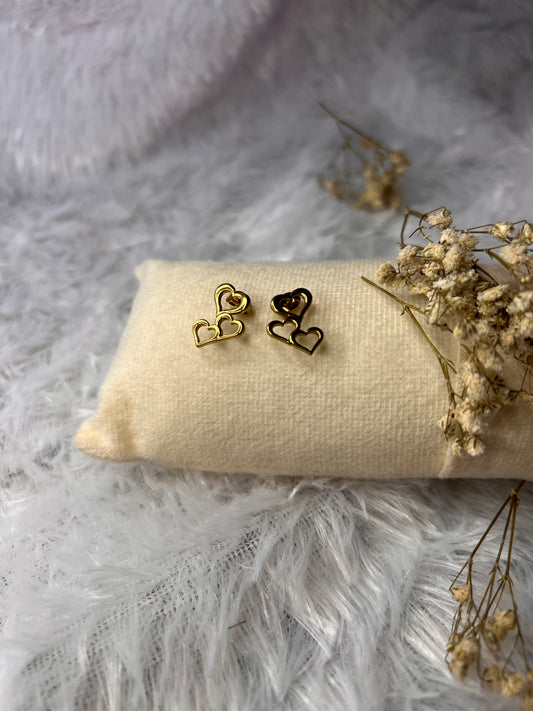 The Triple Heart Studs