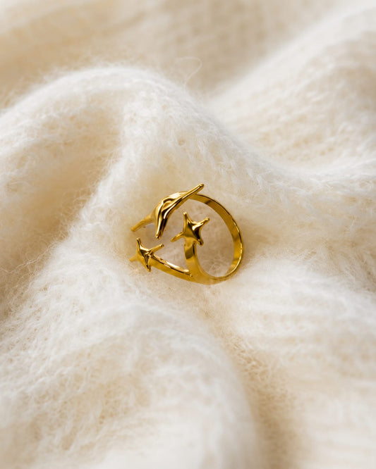 Starburst Adjustable Ring